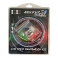 Marine Sport Lighting Marine Bow 24in LED Strip Starboard and Port sidelight Nav kit (2FT) MSL2FTSL
